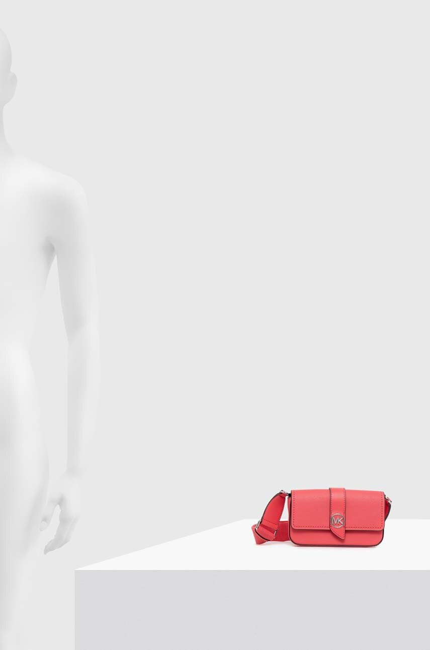 MICHAEL Michael Kors Кожена чанта в розово - Pepit.bg