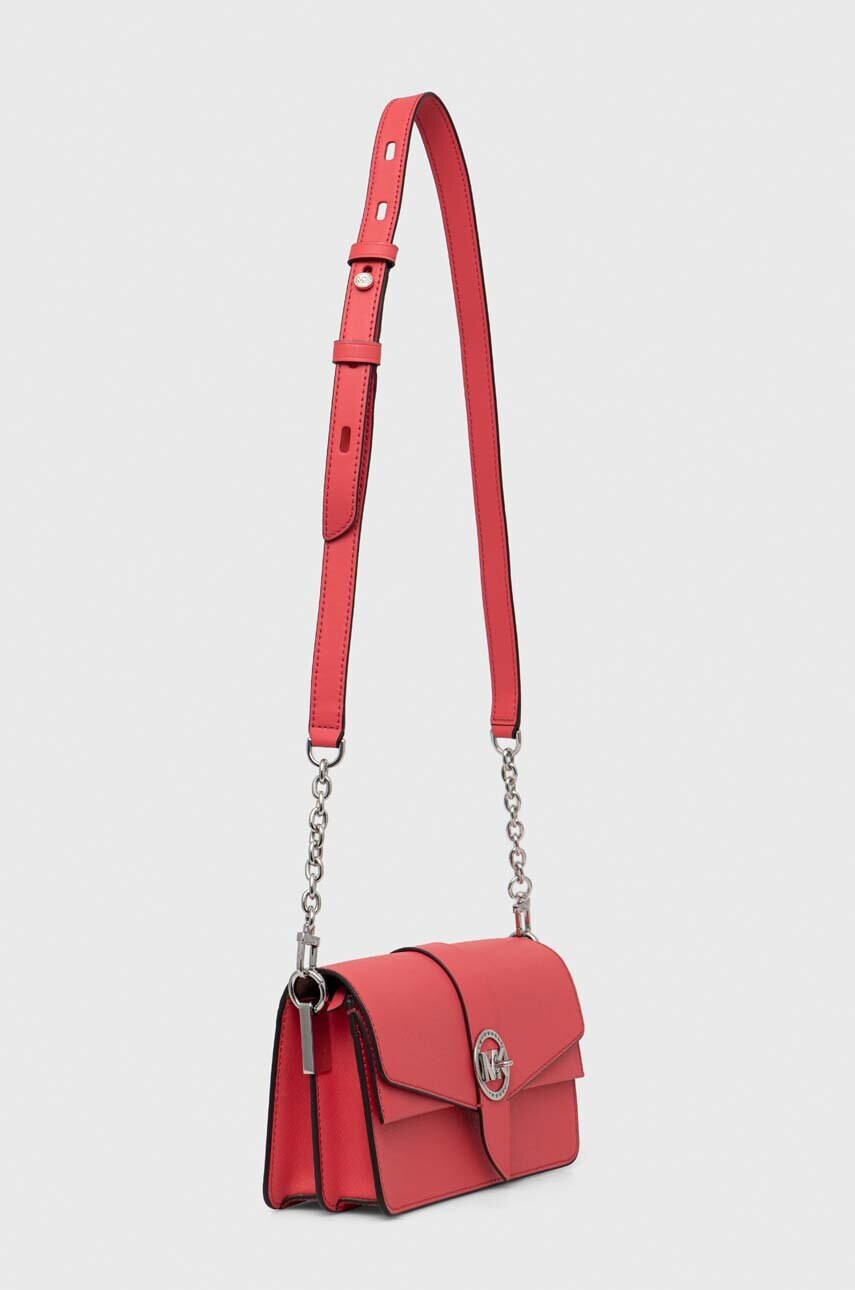 MICHAEL Michael Kors Кожена чанта в розово - Pepit.bg