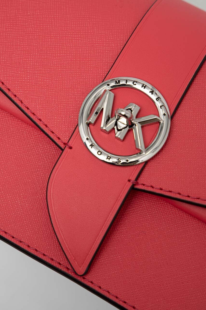 MICHAEL Michael Kors Кожена чанта в розово - Pepit.bg