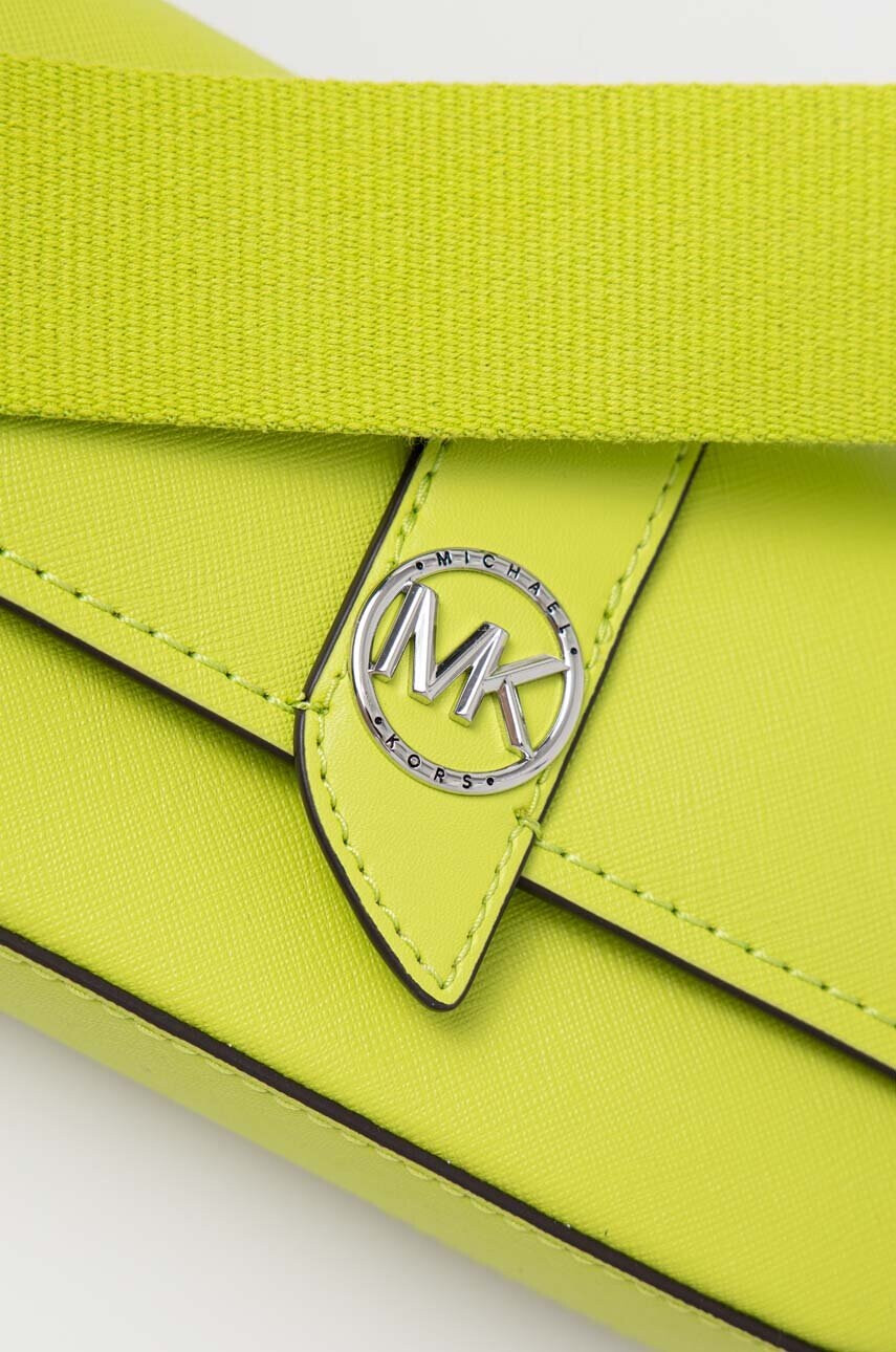 MICHAEL Michael Kors Кожена чанта в зелено - Pepit.bg