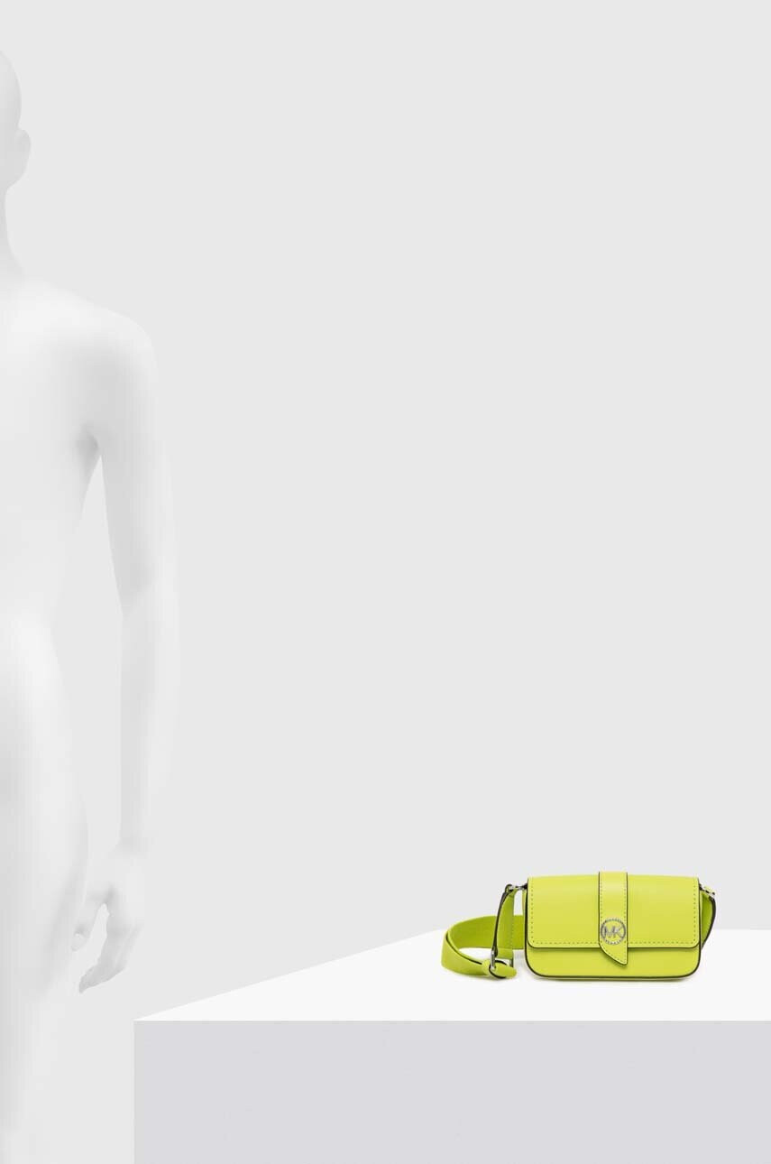 MICHAEL Michael Kors Кожена чанта в зелено - Pepit.bg
