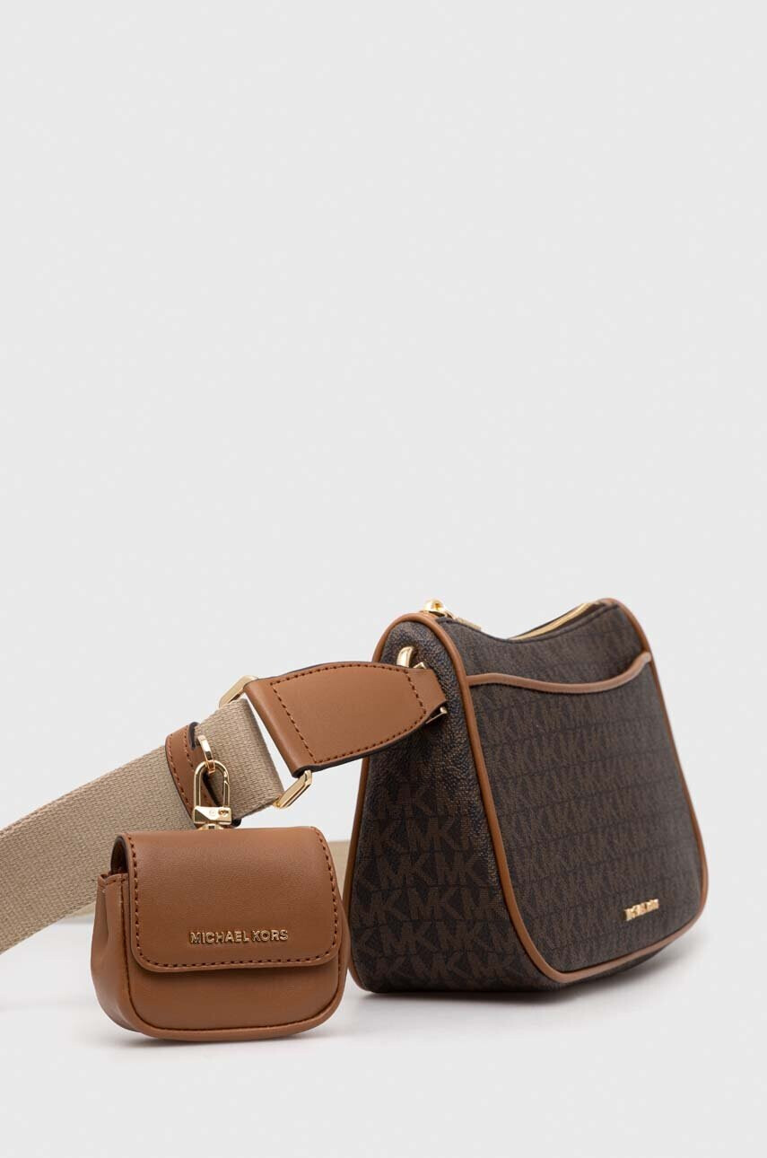 MICHAEL Michael Kors Кожена чанта в кафяво - Pepit.bg