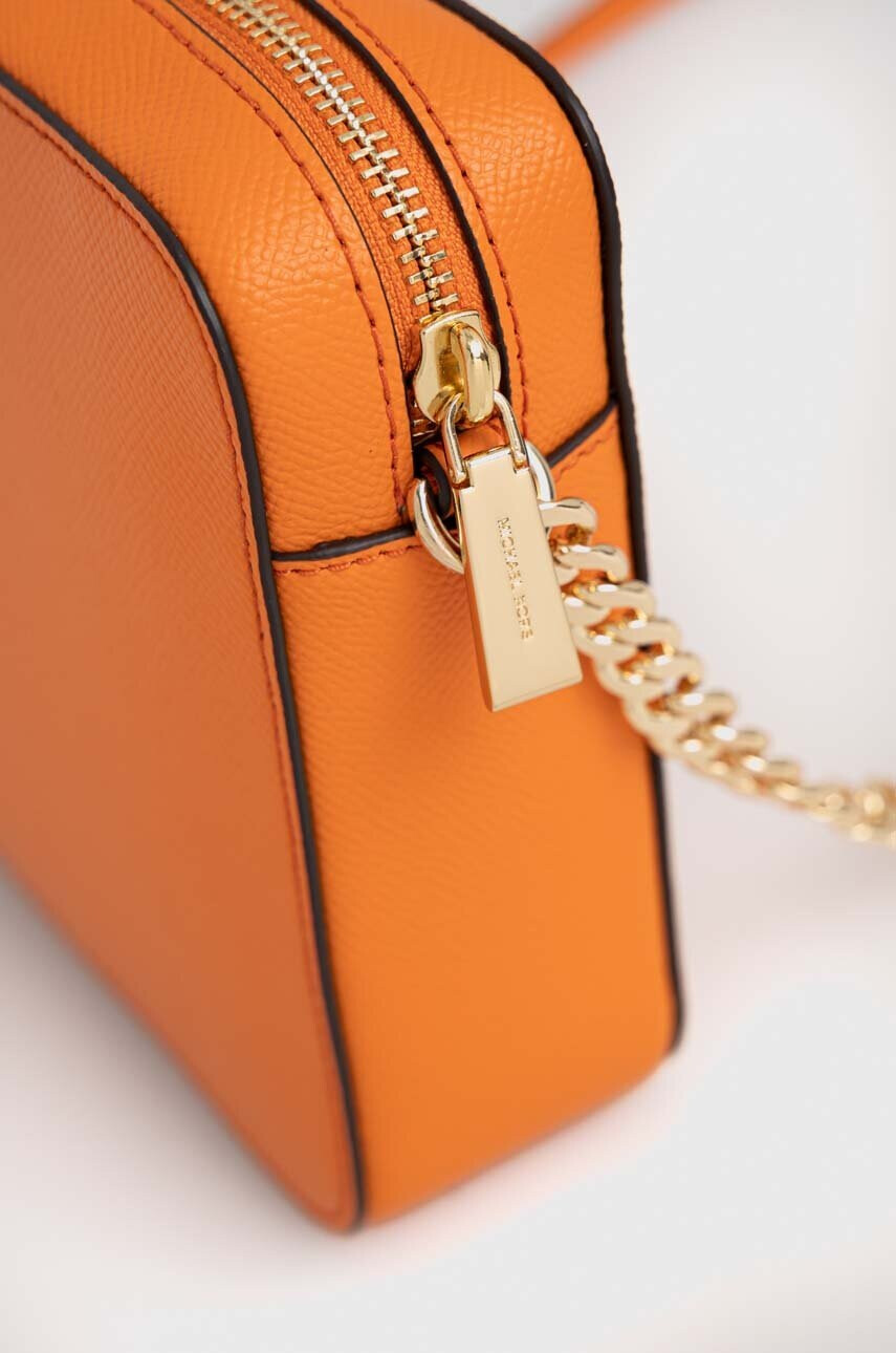 MICHAEL Michael Kors Кожена чанта в оранжево - Pepit.bg