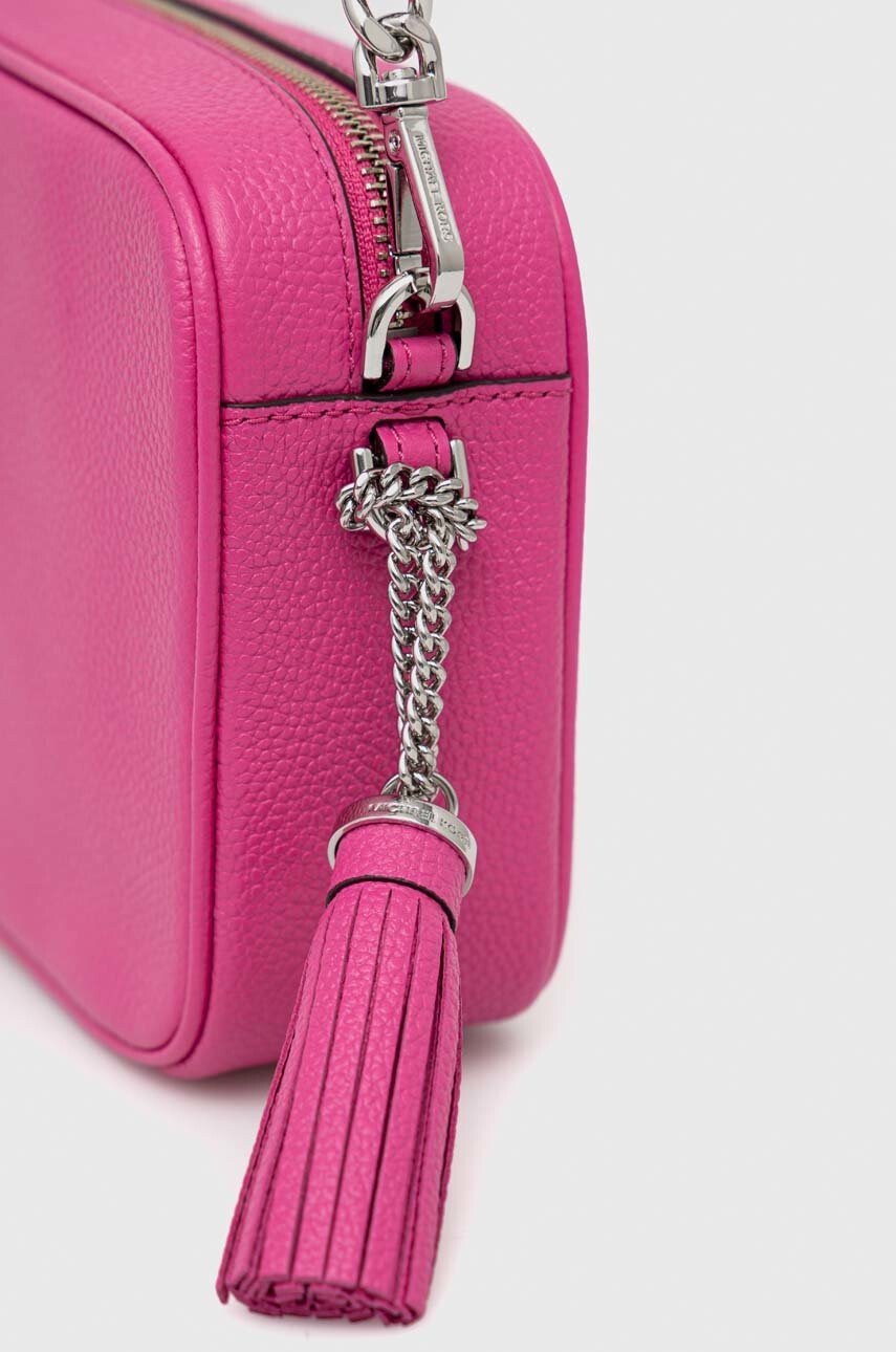 MICHAEL Michael Kors Кожена чанта в розово - Pepit.bg