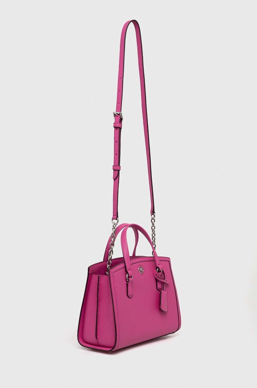 MICHAEL Michael Kors Кожена чанта в розово - Pepit.bg