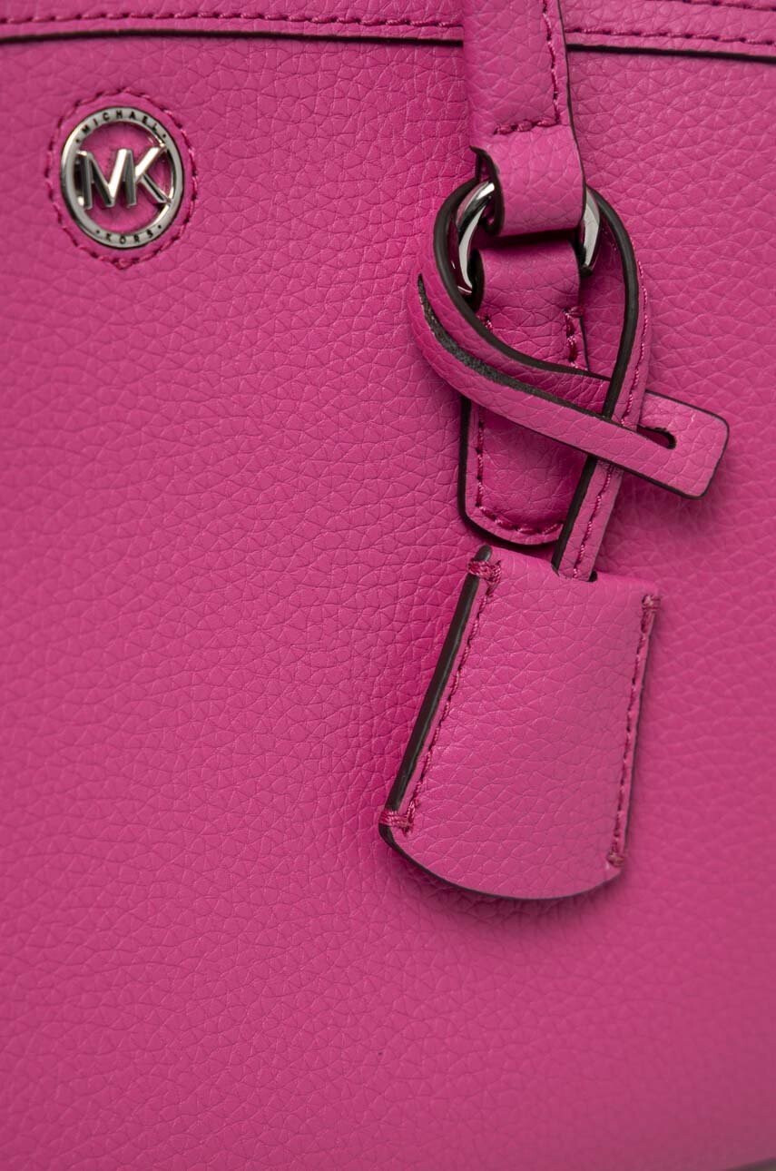 MICHAEL Michael Kors Кожена чанта в розово - Pepit.bg