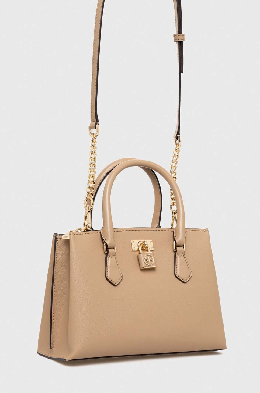 MICHAEL Michael Kors Кожена чанта в бежово - Pepit.bg