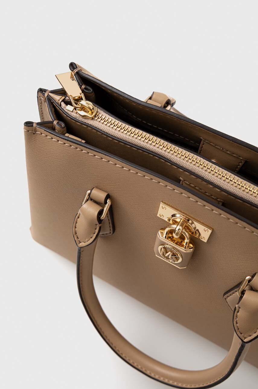 MICHAEL Michael Kors Кожена чанта в бежово - Pepit.bg