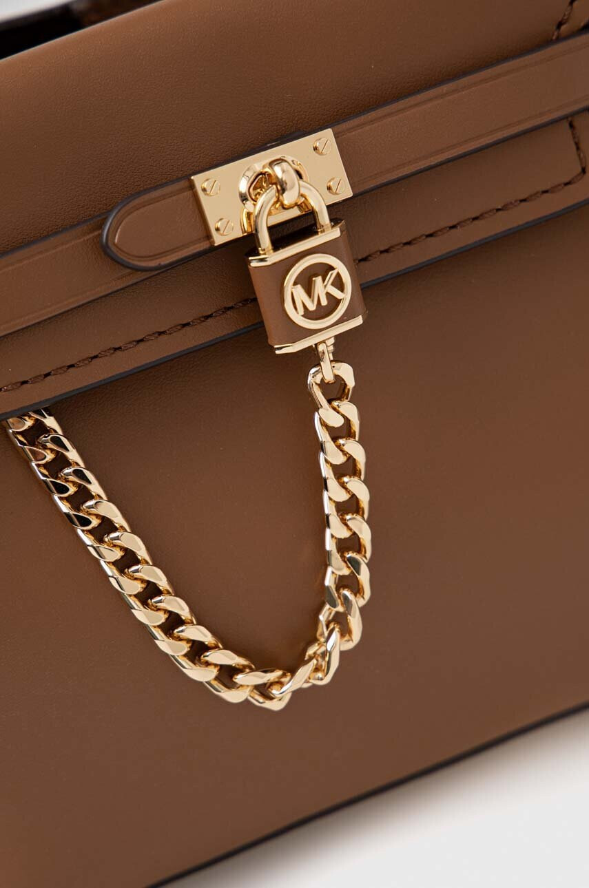 MICHAEL Michael Kors Кожена чанта в кафяво - Pepit.bg