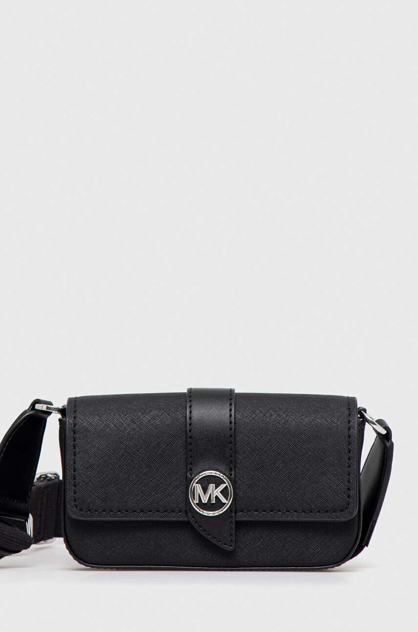 MICHAEL Michael Kors Кожена чанта в черно - Pepit.bg