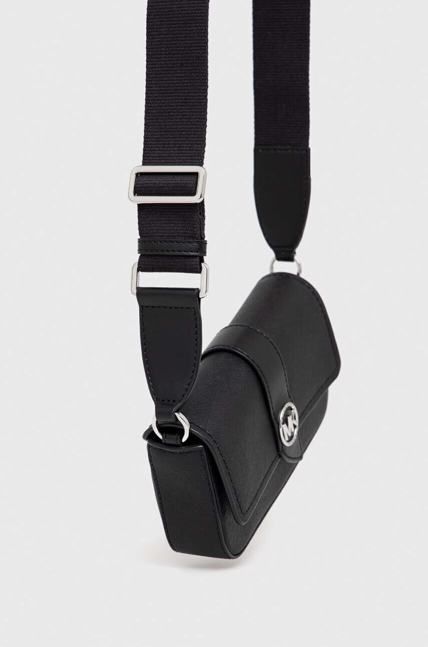 MICHAEL Michael Kors Кожена чанта в черно - Pepit.bg