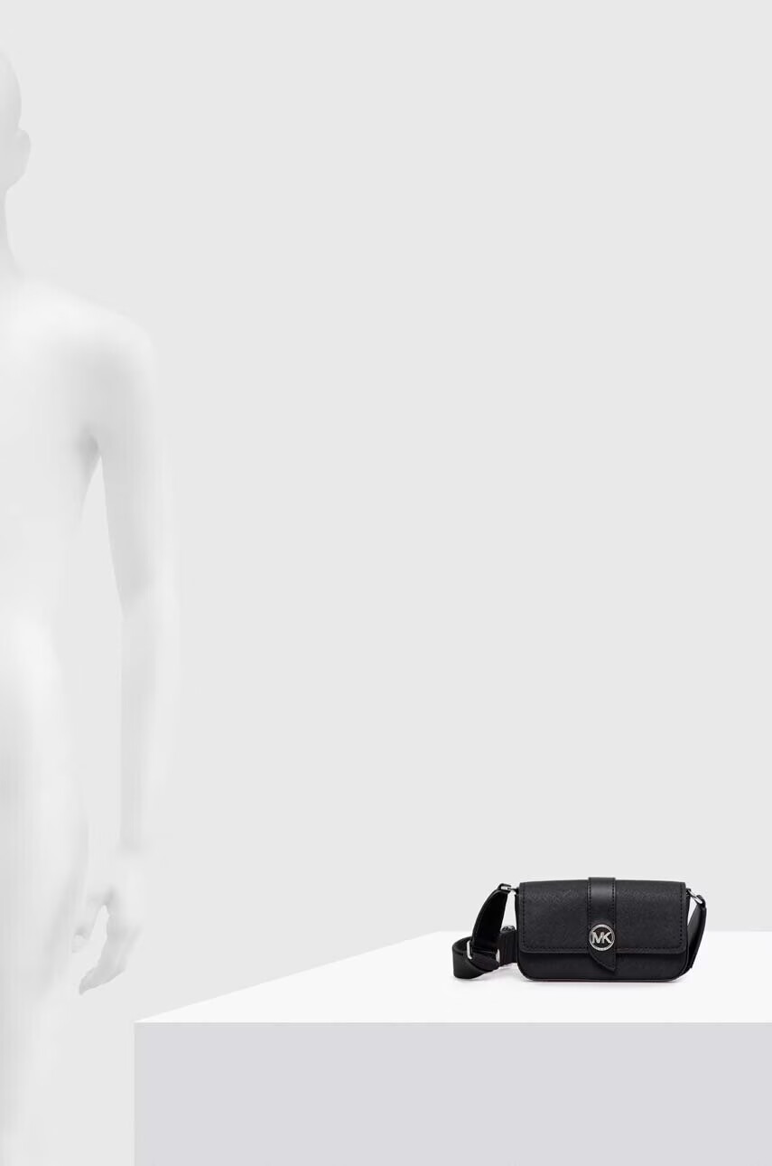 MICHAEL Michael Kors Кожена чанта в черно - Pepit.bg