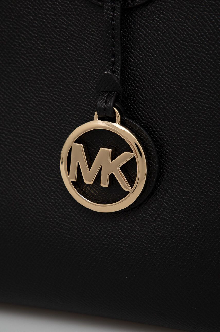 MICHAEL Michael Kors Кожена чанта в черно - Pepit.bg