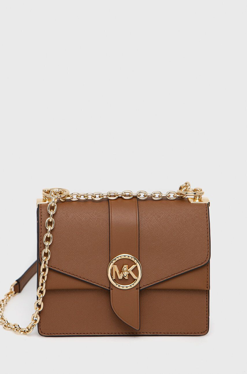 MICHAEL Michael Kors Кожена чанта в черно - Pepit.bg