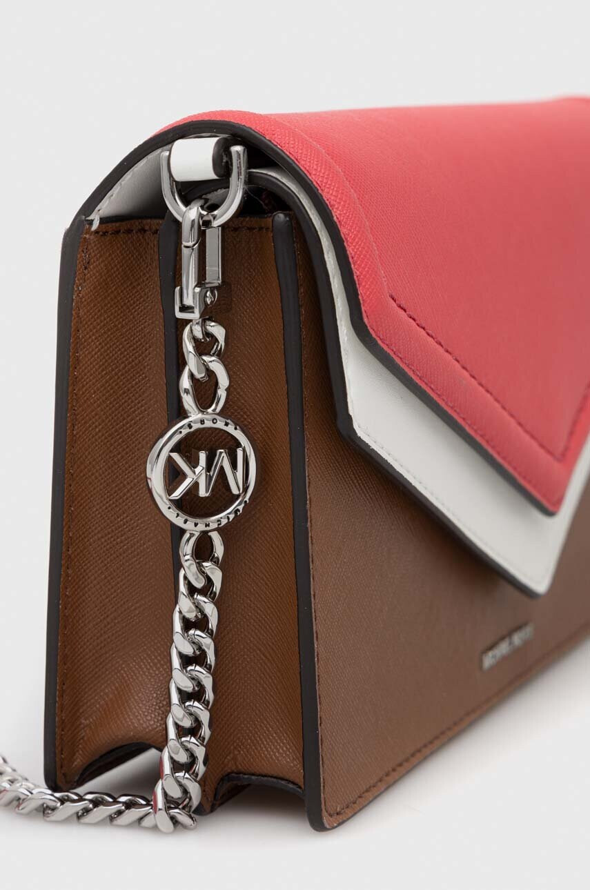 MICHAEL Michael Kors Кожена чанта Jet Set в розово - Pepit.bg