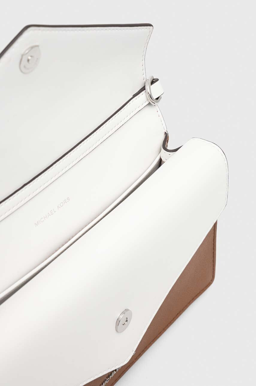 MICHAEL Michael Kors Кожена чанта Jet Set в розово - Pepit.bg