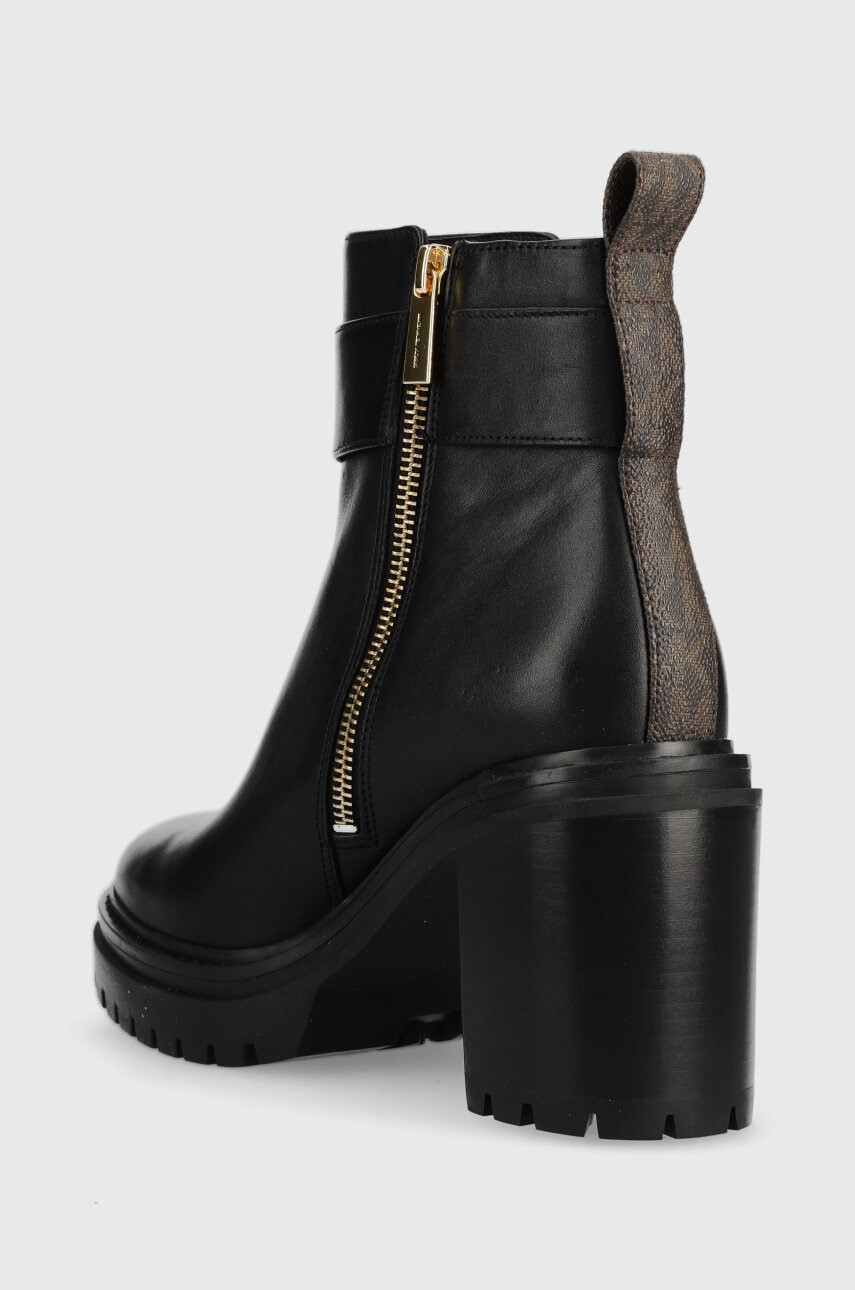MICHAEL Michael Kors Кожени боти Parker в черно с висок ток - Pepit.bg