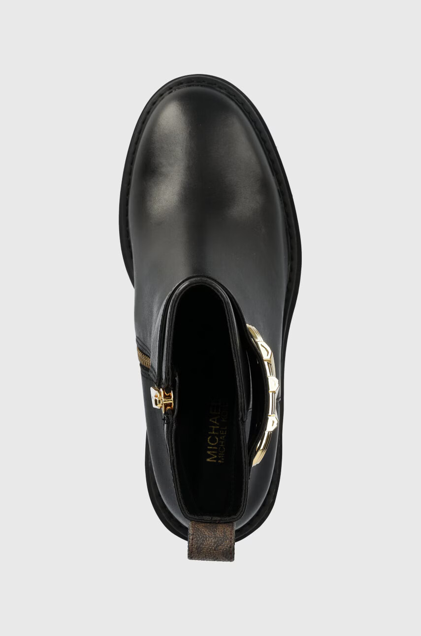 MICHAEL Michael Kors Кожени боти Parker в черно с висок ток - Pepit.bg