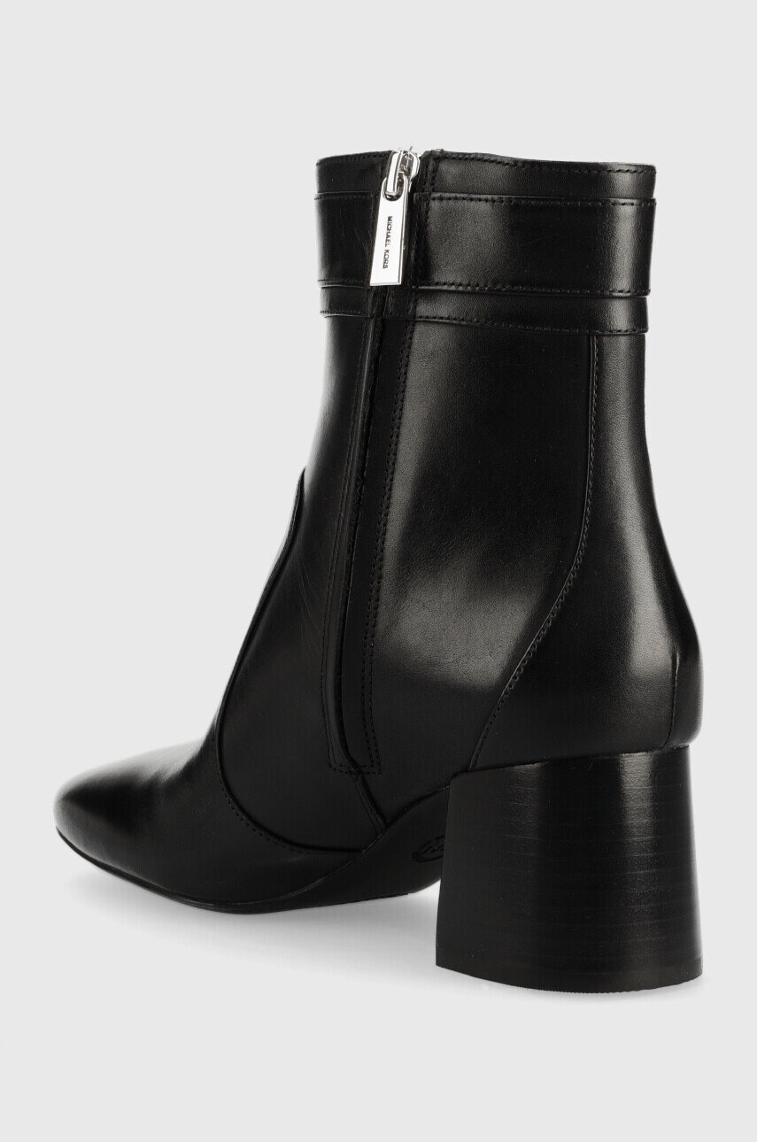 MICHAEL Michael Kors Кожени боти Padma в черно с висок ток - Pepit.bg