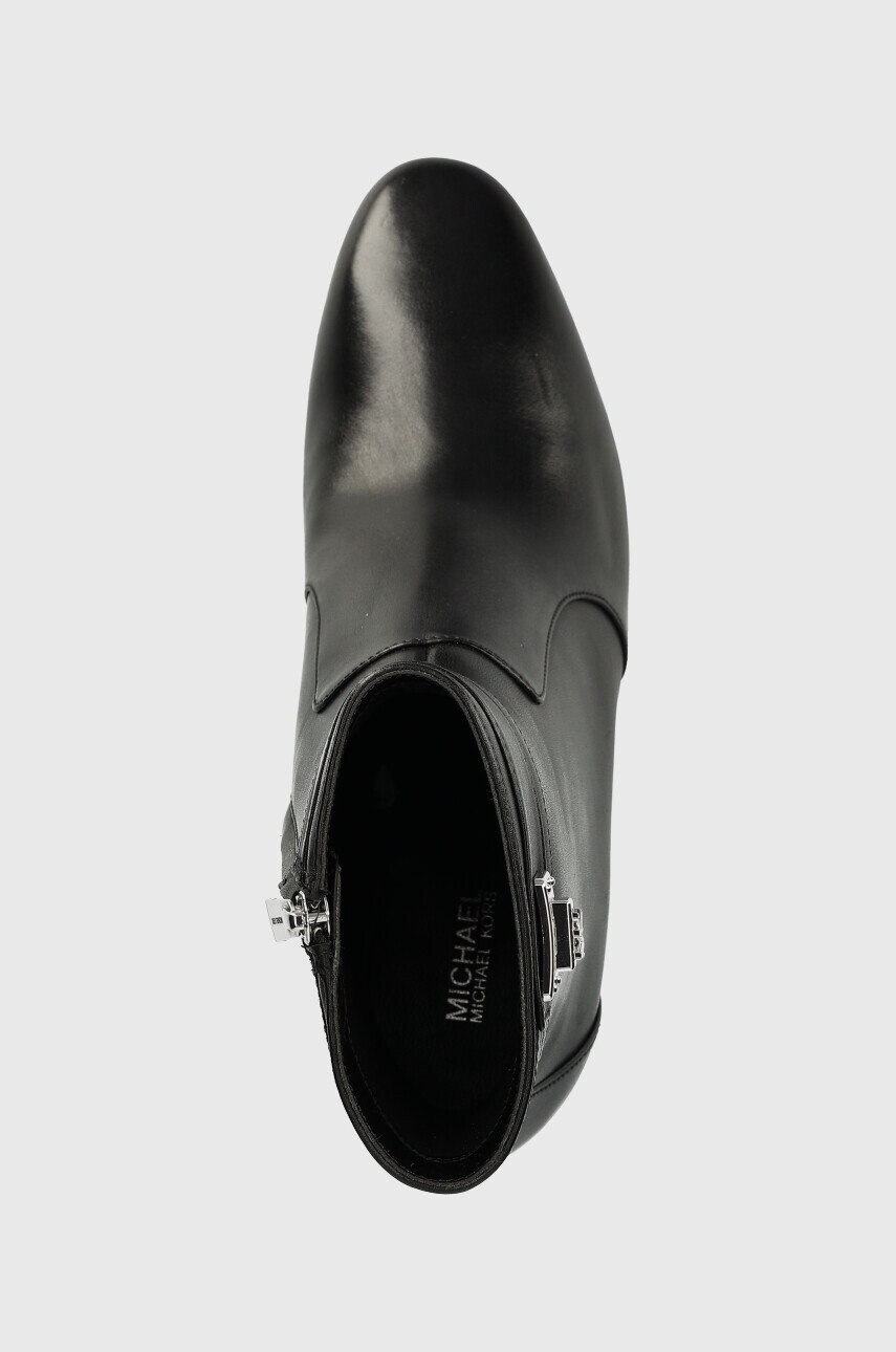 MICHAEL Michael Kors Кожени боти Padma в черно с висок ток - Pepit.bg