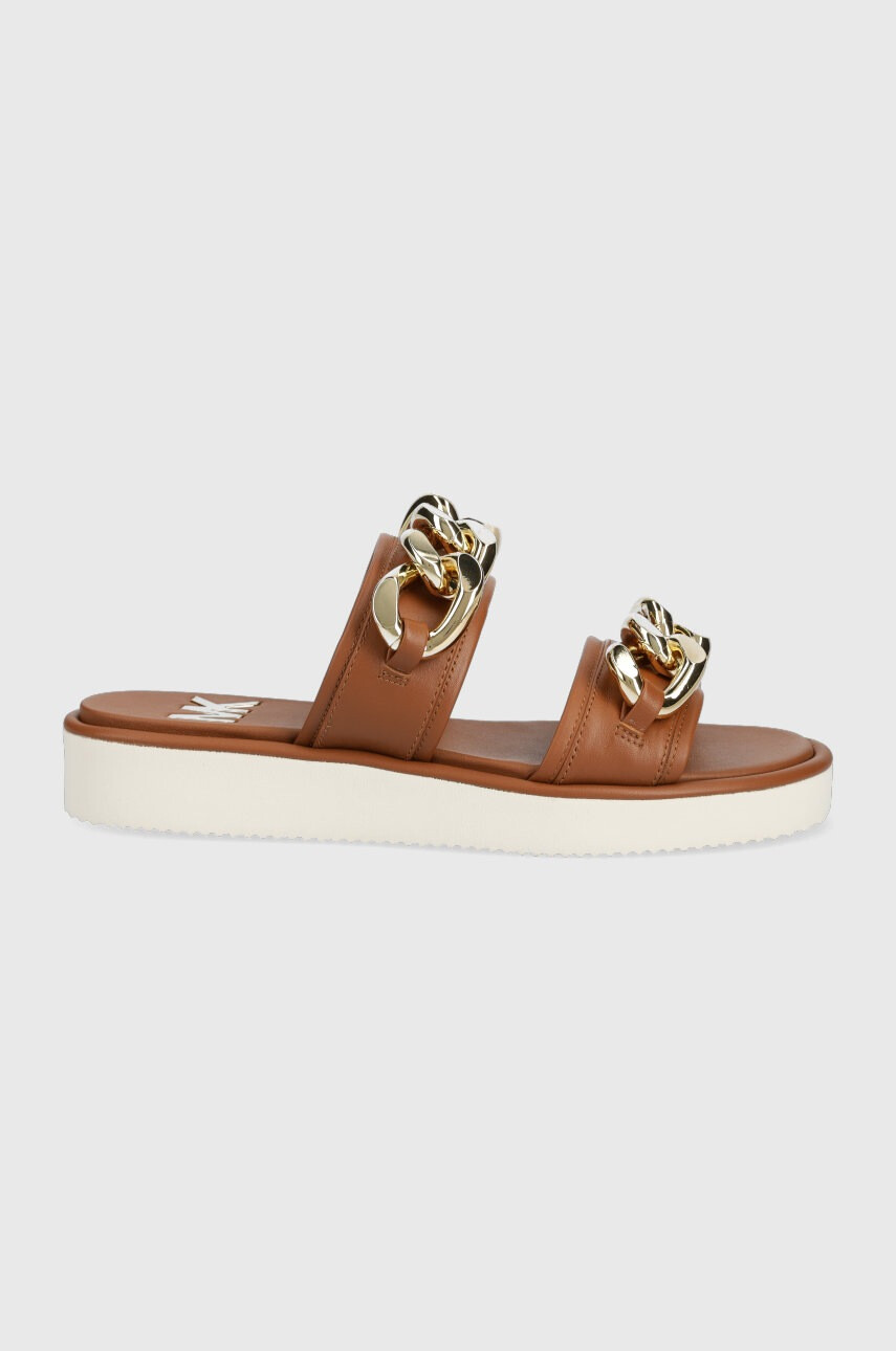 MICHAEL Michael Kors Кожени чехли Scarlett Double Band дамски в кафяво - Pepit.bg