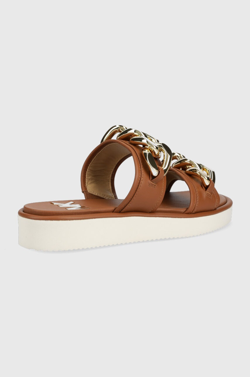 MICHAEL Michael Kors Кожени чехли Scarlett Double Band дамски в кафяво - Pepit.bg