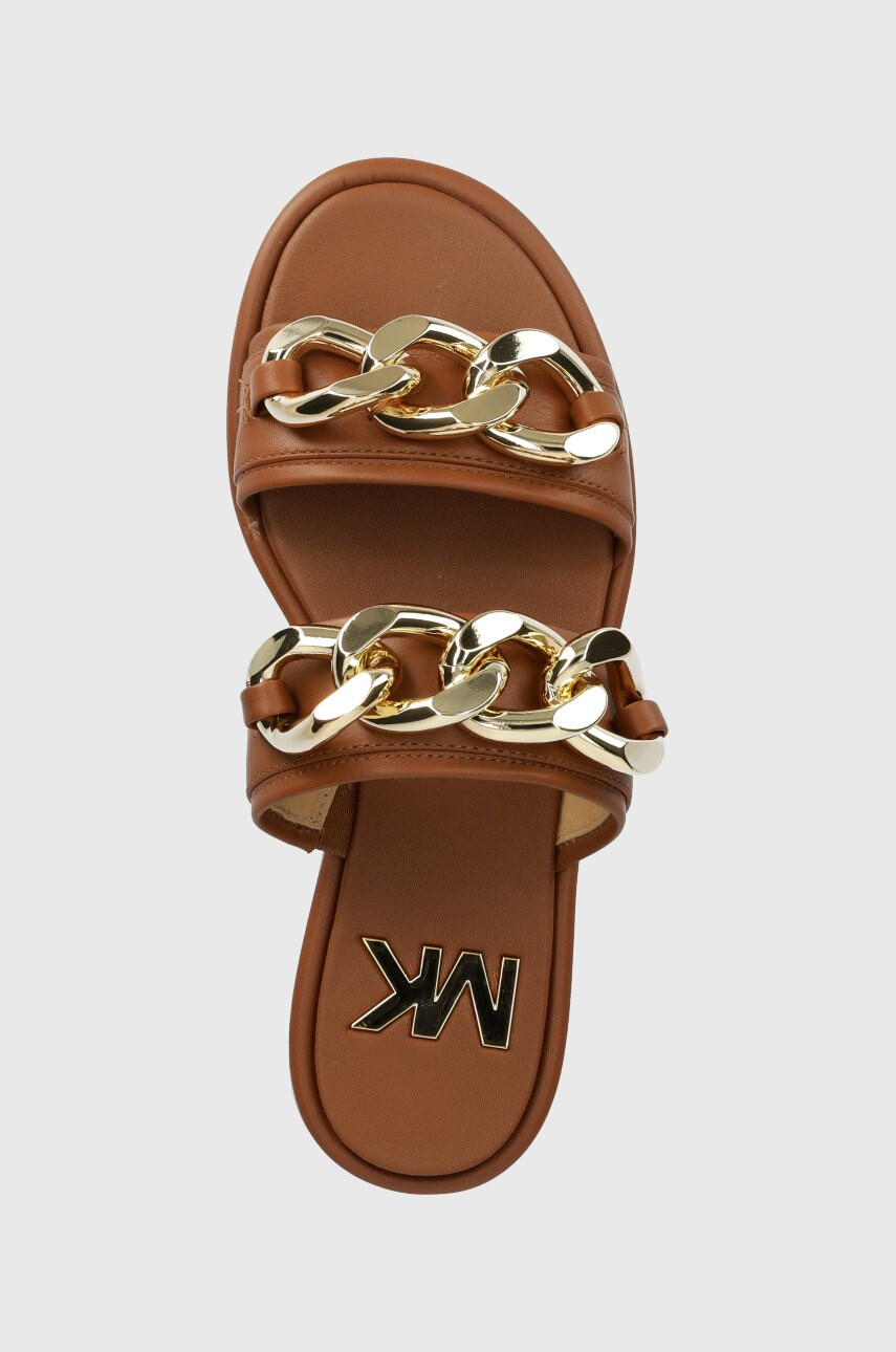 MICHAEL Michael Kors Кожени чехли Scarlett Double Band дамски в кафяво - Pepit.bg