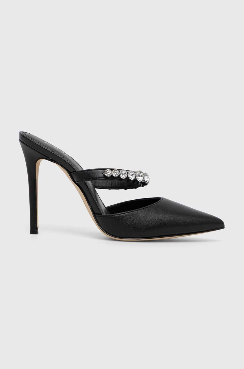 MICHAEL Michael Kors Кожени чехли Jessa в черно с ток стилето 40S3JSHP1L - Pepit.bg
