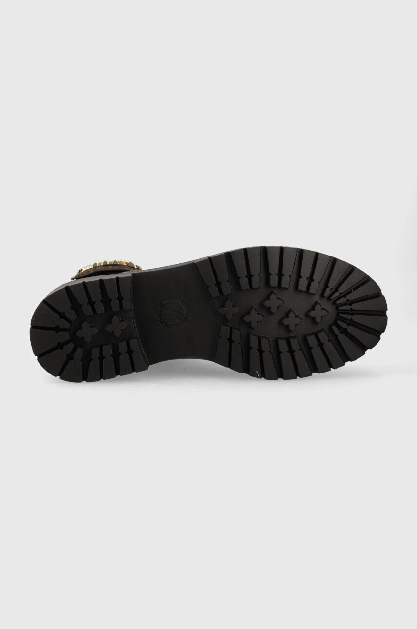 MICHAEL Michael Kors Кожени кубинки Parker в черно с платформа - Pepit.bg