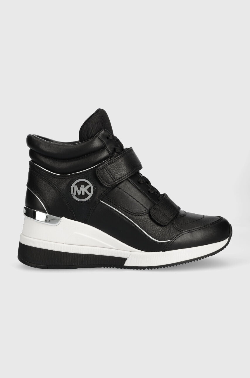 MICHAEL Michael Kors Кожени маратонки Gentry в черно 43F3GYFE2L - Pepit.bg