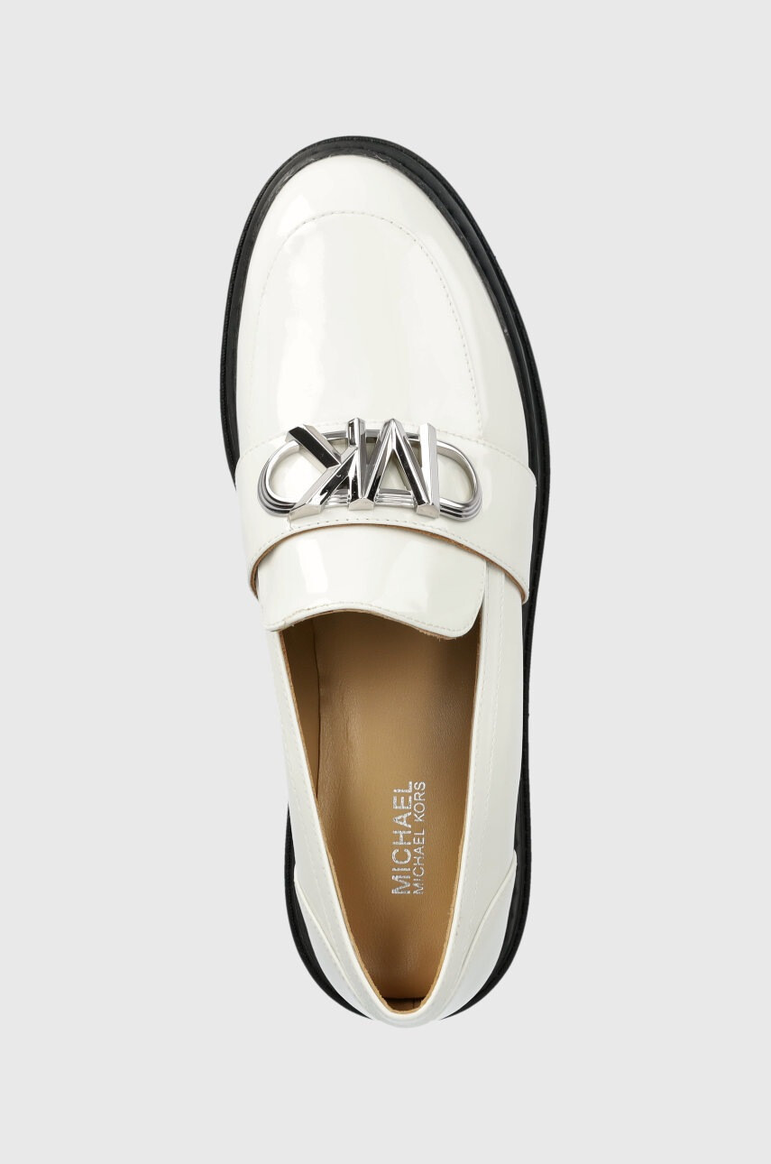 MICHAEL Michael Kors Кожени мокасини Parker в бяло с платформа 40R3PKFP1A - Pepit.bg