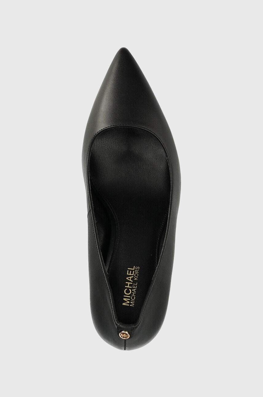 MICHAEL Michael Kors Кожени обувки с висок ток Alina в черно 40F2HNMP2L - Pepit.bg