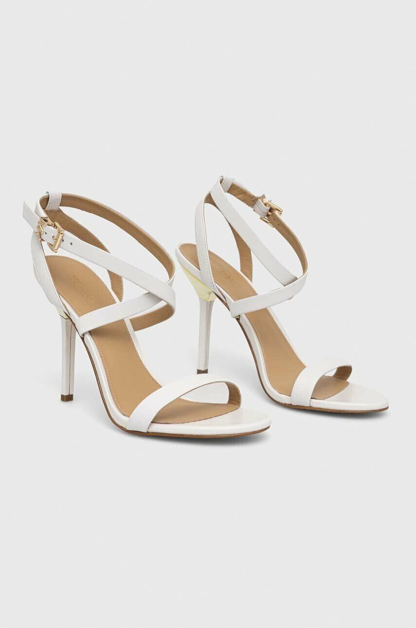 MICHAEL Michael Kors Кожени сандали Asha в бяло 40S3ASHS1L - Pepit.bg