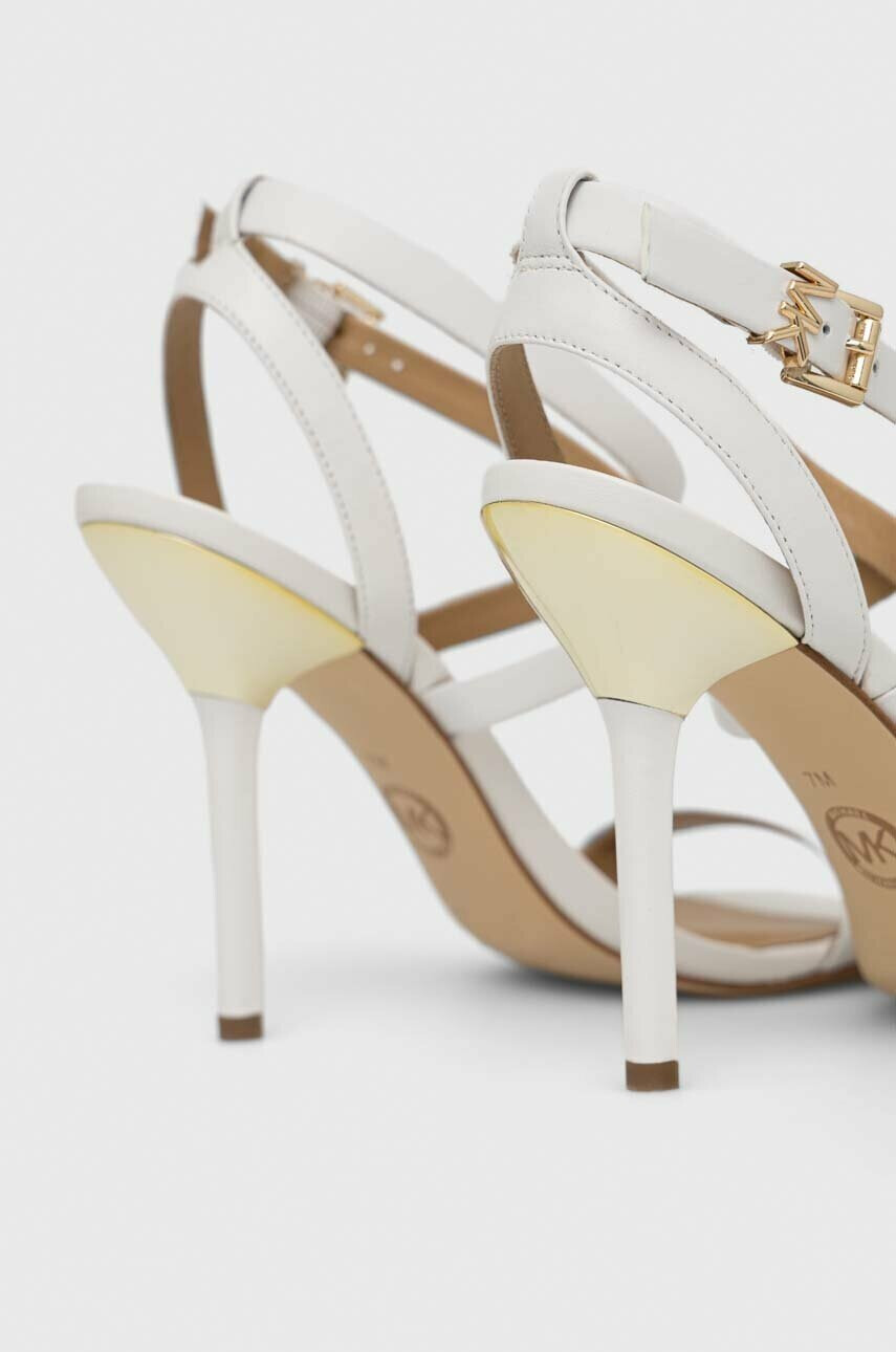 MICHAEL Michael Kors Кожени сандали Asha в бяло 40S3ASHS1L - Pepit.bg