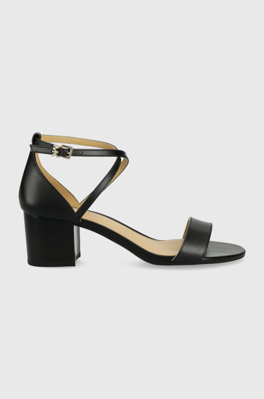 MICHAEL Michael Kors Кожени сандали Serena Flex Sandal в черно - Pepit.bg