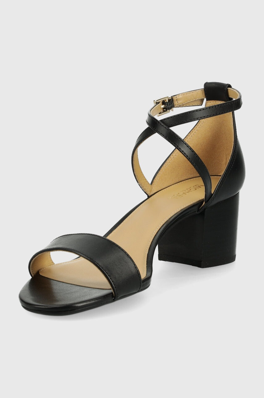 MICHAEL Michael Kors Кожени сандали Serena Flex Sandal в черно - Pepit.bg