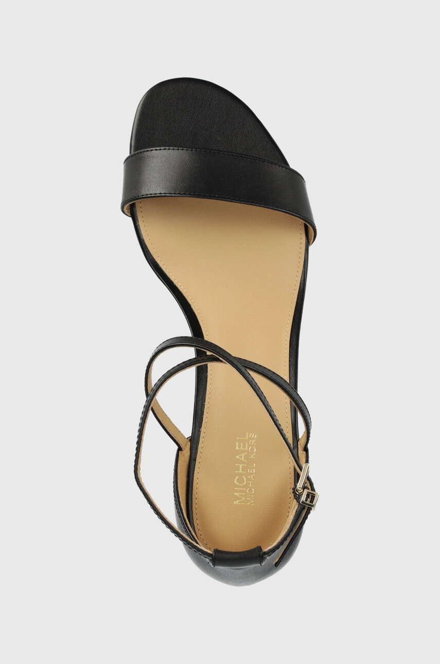 MICHAEL Michael Kors Кожени сандали Serena Flex Sandal в черно - Pepit.bg