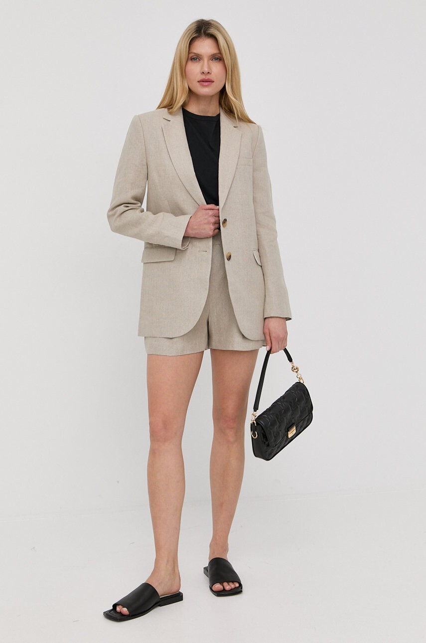 MICHAEL Michael Kors Ленен къс панталон - Pepit.bg