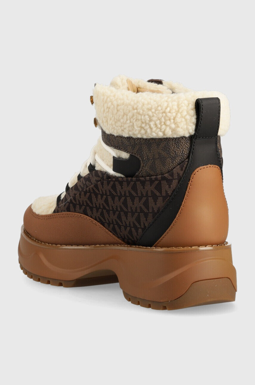 MICHAEL Michael Kors Обувки Dupree в кафяво с платформа - Pepit.bg
