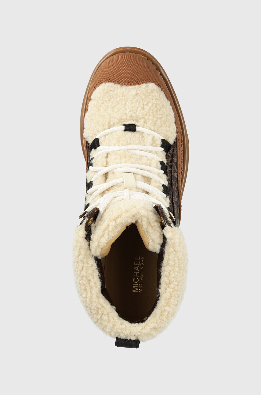 MICHAEL Michael Kors Обувки Dupree в кафяво с платформа - Pepit.bg
