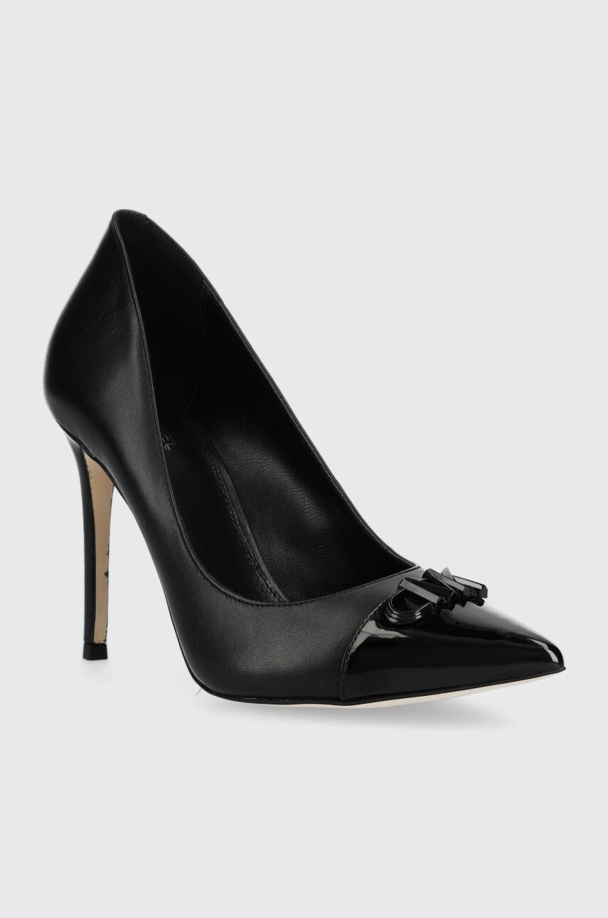MICHAEL Michael Kors Обувки с висок ток Parker в черно 40F2PKHP1L - Pepit.bg