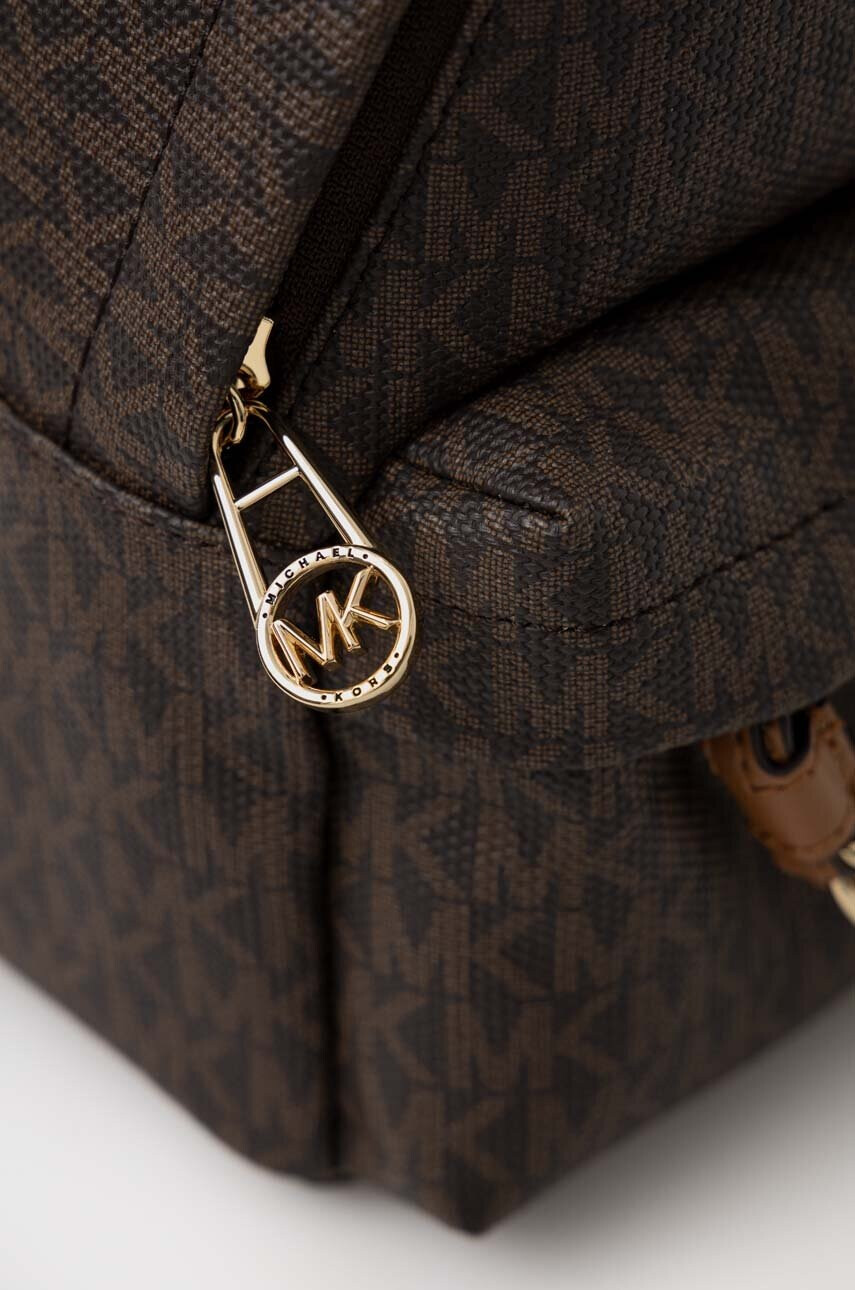 MICHAEL Michael Kors Раница в кафяво малък размер с десен - Pepit.bg