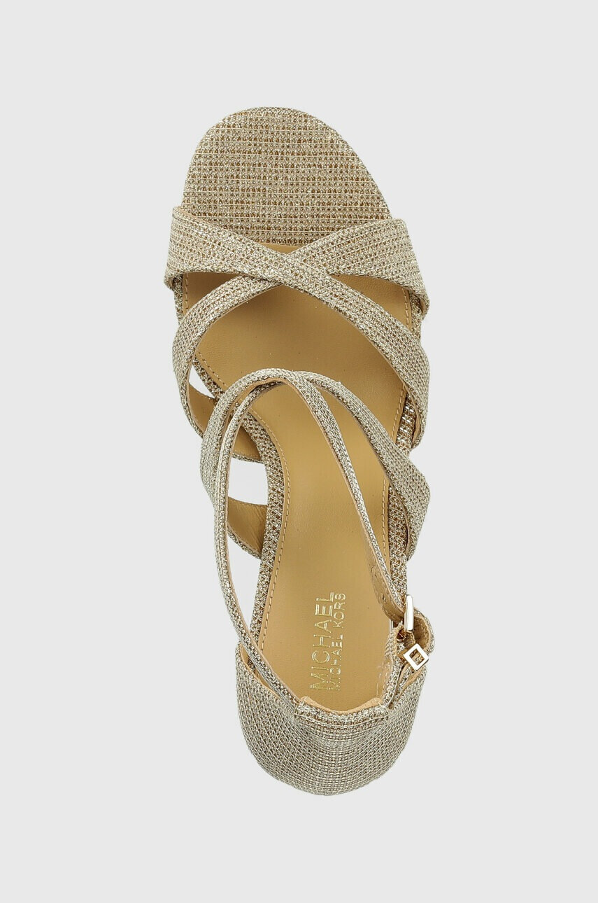 MICHAEL Michael Kors Сандали Kinsley в златисто 40S3KSMS1D - Pepit.bg