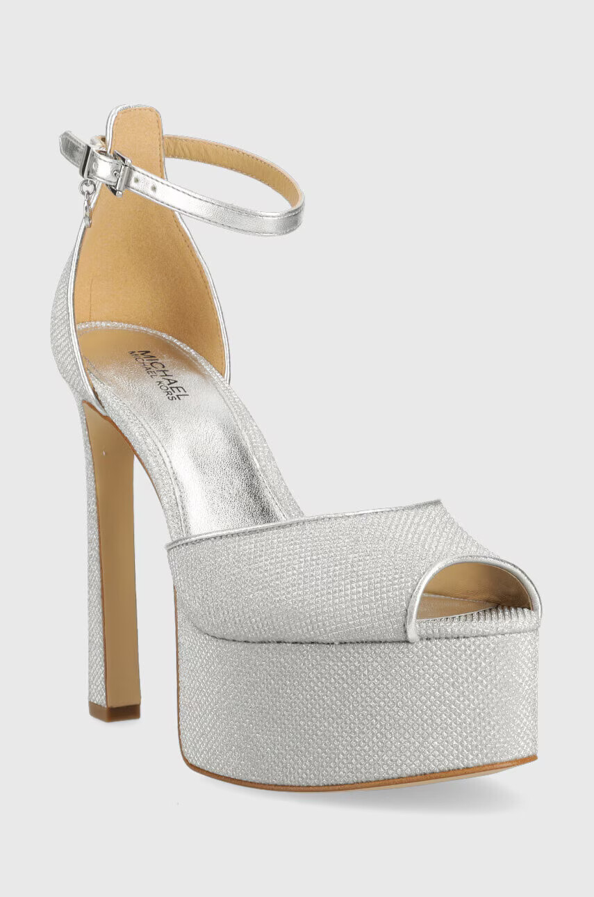 MICHAEL Michael Kors Сандали Martina в сребристо 40S3MTHP1Q - Pepit.bg