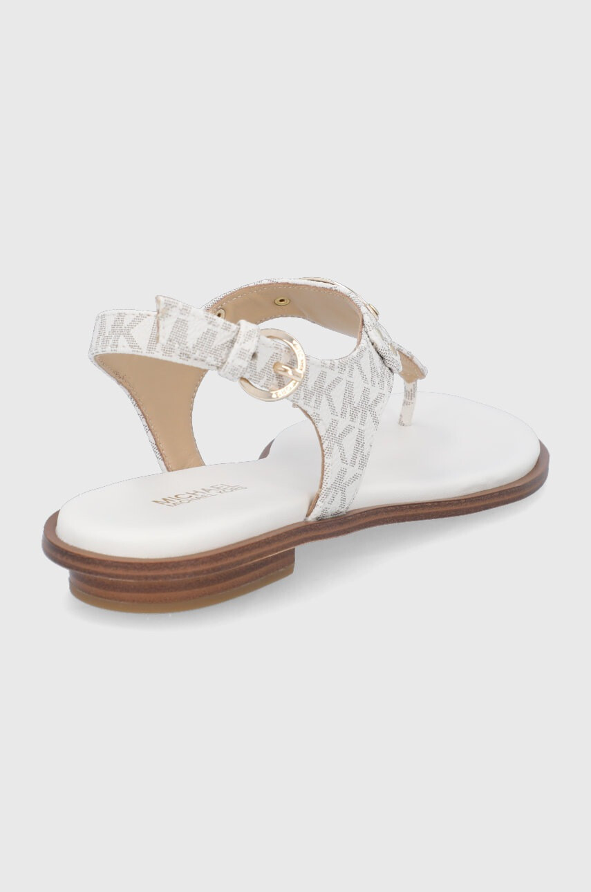 MICHAEL Michael Kors Сандали Mk Plate Thong дамски в бежово - Pepit.bg