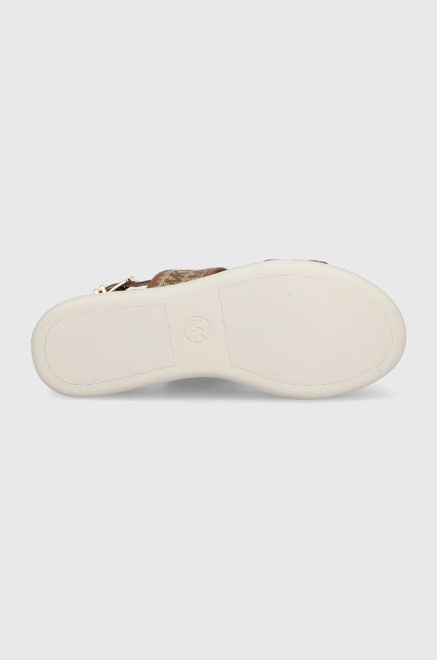 MICHAEL Michael Kors Сандали Presley Platform Sandal дамски в кафяво с платформа - Pepit.bg