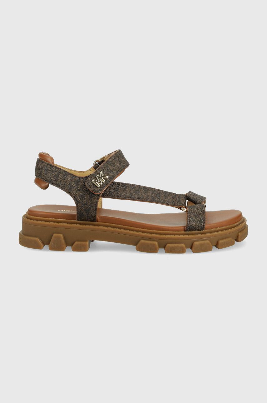 MICHAEL Michael Kors Сандали Ridley Sandal в кафяво с платформа - Pepit.bg