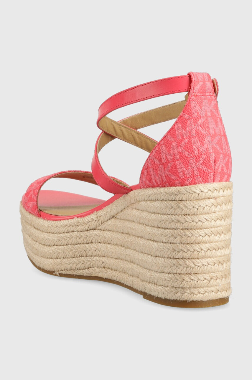 MICHAEL Michael Kors Сандали Serena в розово с платформа 40S2SEMS1B - Pepit.bg