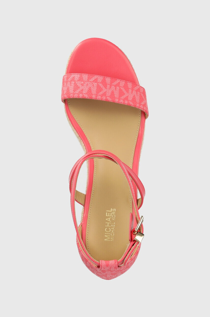 MICHAEL Michael Kors Сандали Serena в розово с платформа 40S2SEMS1B - Pepit.bg