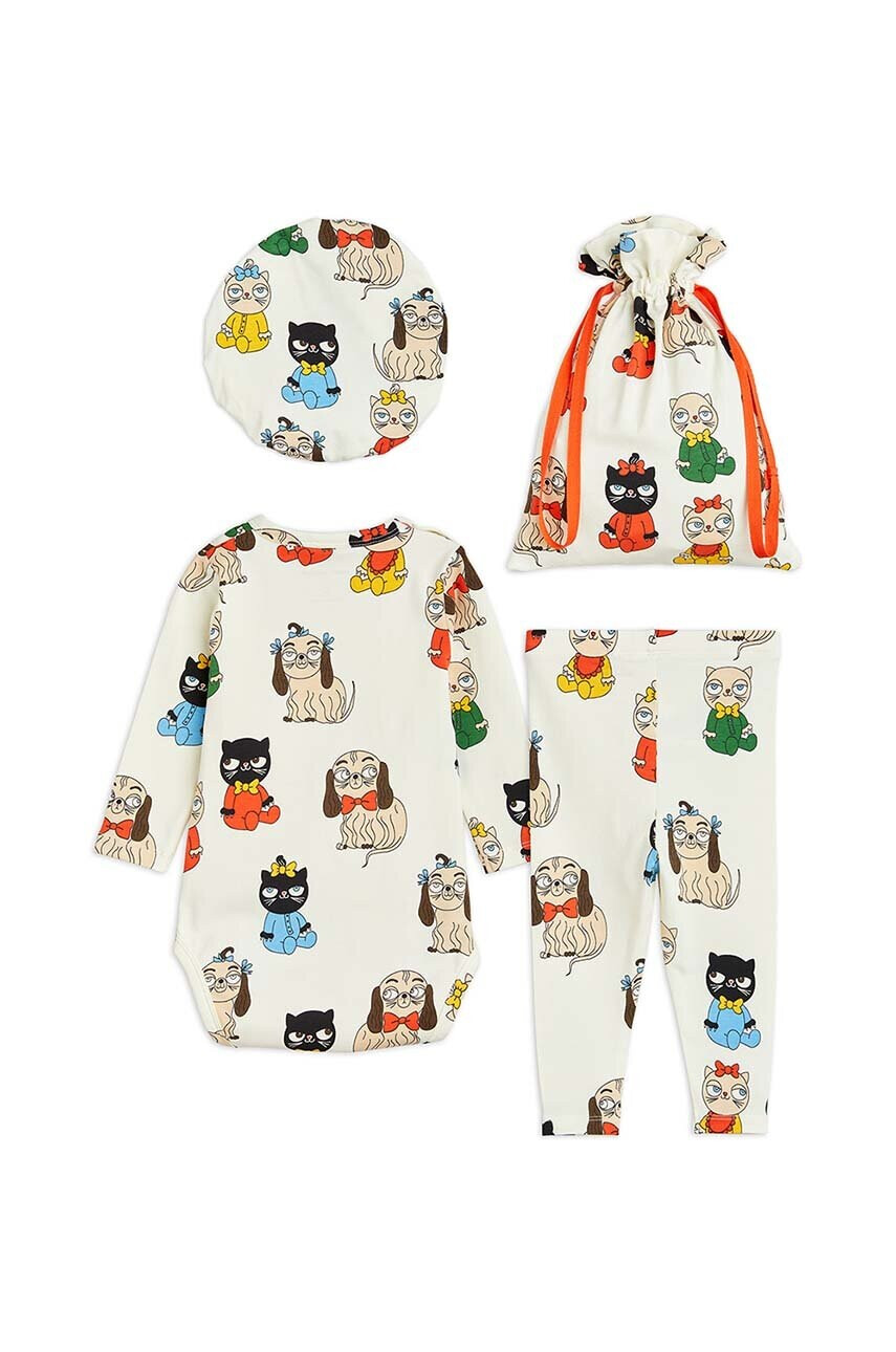 Mini Rodini Бебешки памучен комплект - Pepit.bg